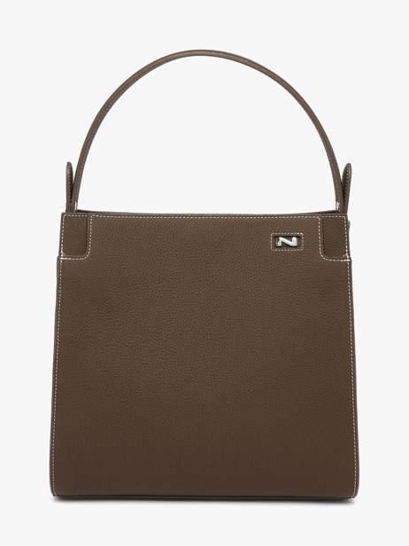 Sac à Main Dynasty Cuir Nathan baume Marron dynasty 4