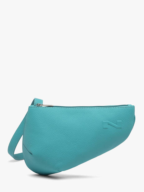Sac Bandoulière City Perle Cuir Nathan baume Bleu n city N1811000