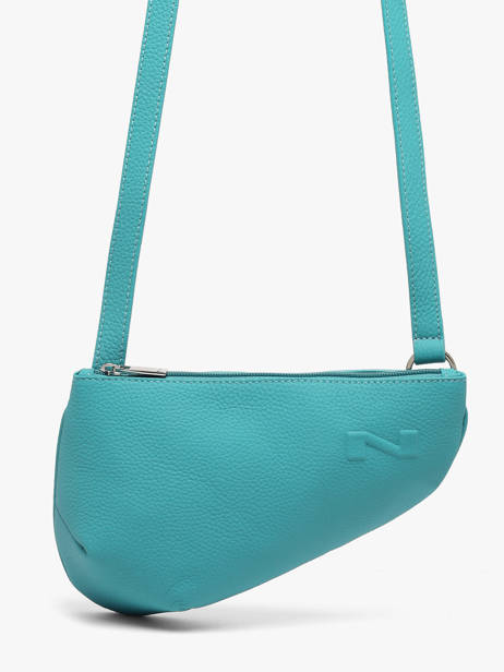 Sac Bandoulière City Perle Cuir Nathan baume Bleu n city N1811000 vue secondaire 1