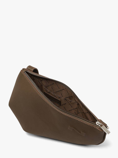 Sac Bandoulière Large City Perle Cuir Nathan baume Marron n city 1 vue secondaire 3
