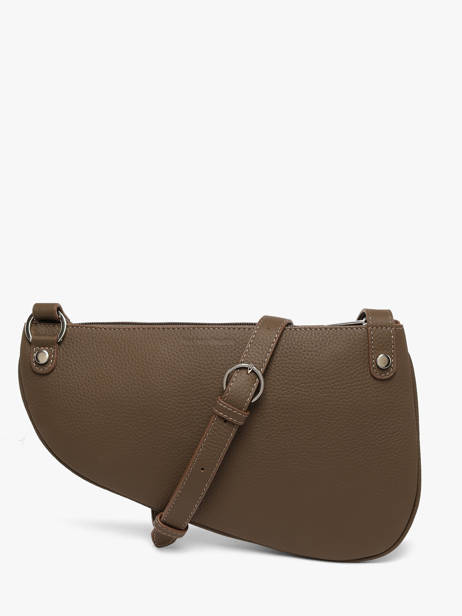 Sac Bandoulière Large City Perle Cuir Nathan baume Marron n city 1 vue secondaire 4