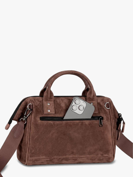 Sac Bandoulière Crossbody M Cabaia Marron crossbody M vue secondaire 4