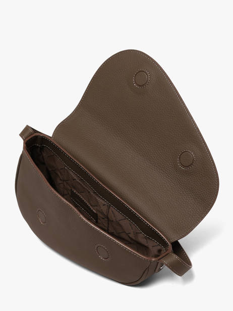 Sac Bandoulière Sunny Cuir Nathan baume Marron n city 6 vue secondaire 4