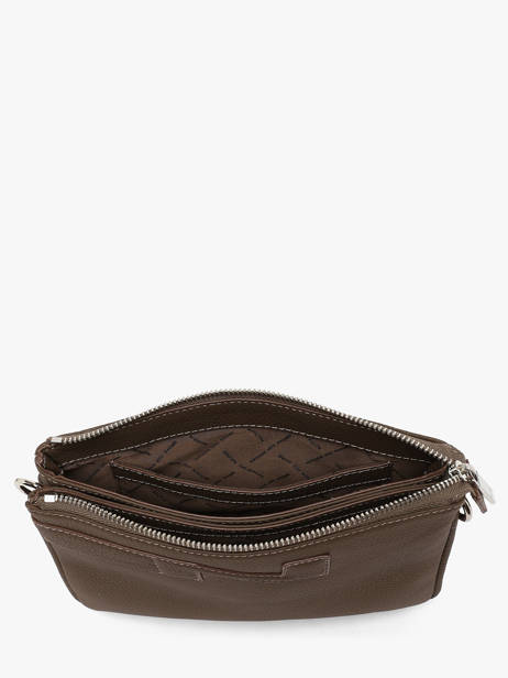 Sac Bandoulière Milano Cuir Nathan baume Marron n city 3 vue secondaire 3