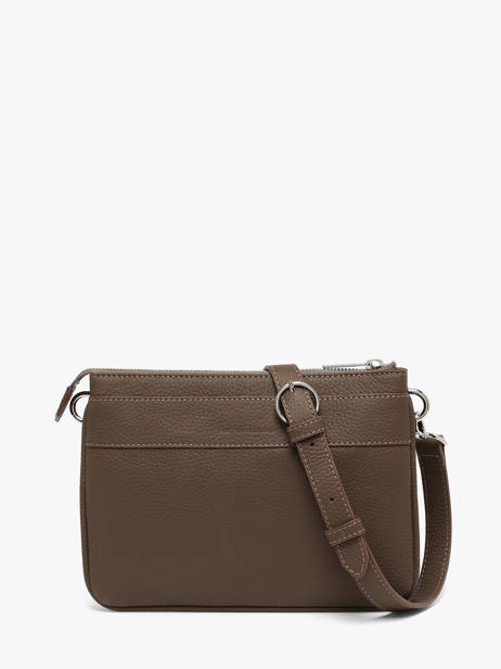Sac Bandoulière Milano Cuir Nathan baume Marron n city 3 vue secondaire 4