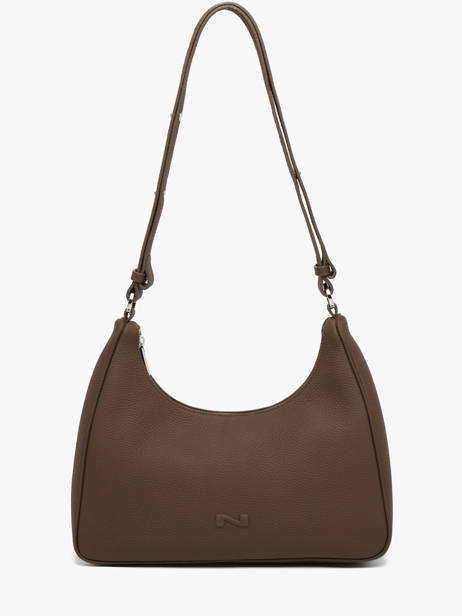 Sac Porté épaule Manaus Cuir Nathan baume Marron brasil 2
