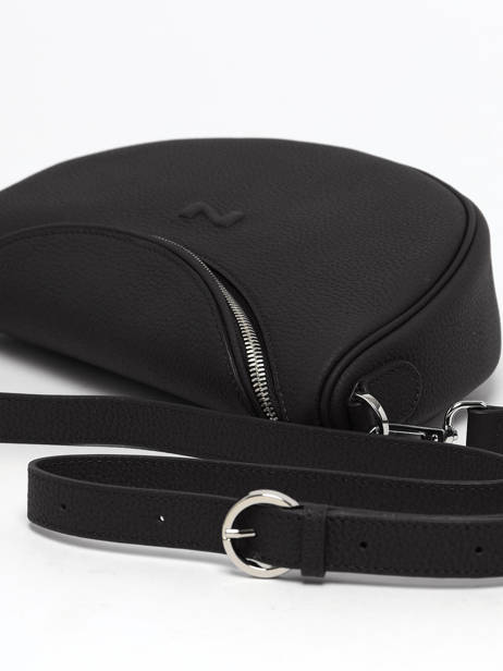 Sac Bandoulière Brasil Cuir Nathan baume Noir brasil 3 vue secondaire 2