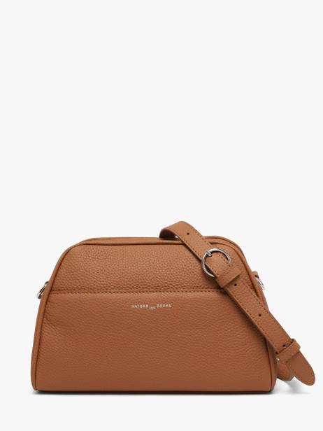 Sac Bandoulière Brenda Cuir Nathan baume Marron state 2 vue secondaire 4