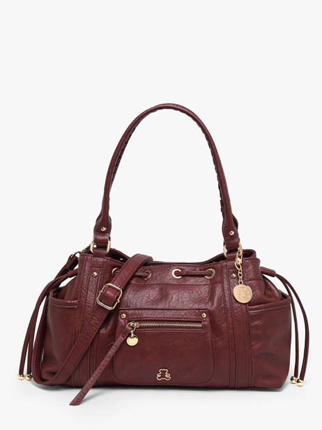 Sac Porté épaule Bride Lulu castagnette Rouge bride ALEXANE