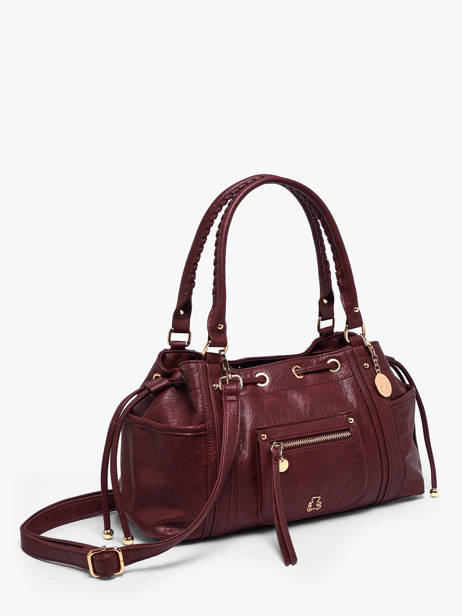 Sac Porté épaule Bride Lulu castagnette Rouge bride ALEXANE vue secondaire 1