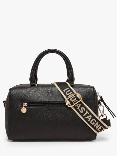 Sac Porté Main Zip Lulu castagnette Noir zip BARKA vue secondaire 3