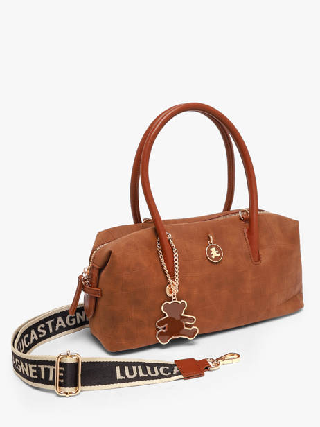 Sac Porté Main Cadenas Lulu castagnette Marron cadenas BARACK vue secondaire 1