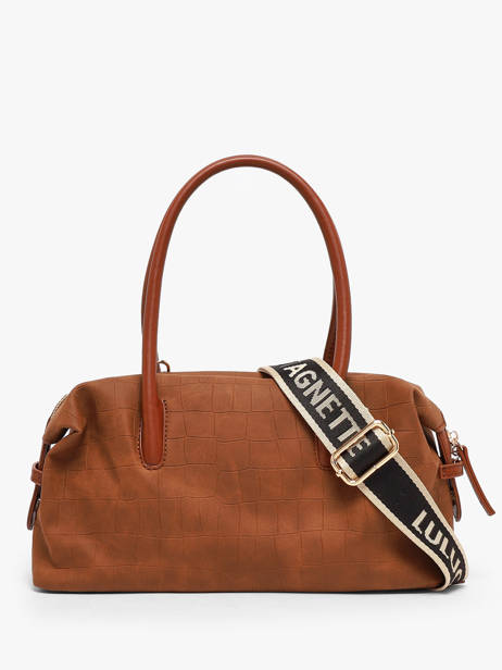 Sac Porté Main Cadenas Lulu castagnette Marron cadenas BARACK vue secondaire 3