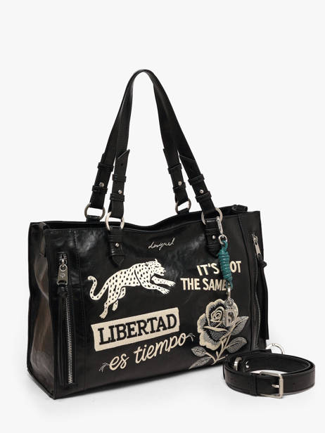 Sac Porté Main Libertas Desigual Noir libertas 26WAXPA7 vue secondaire 1