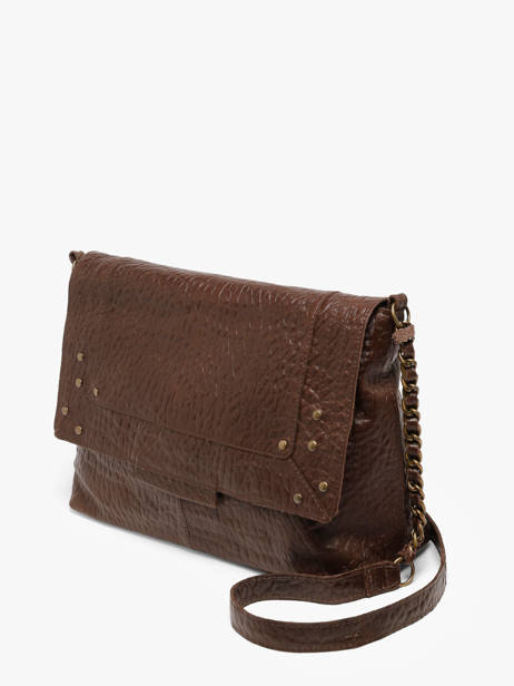 Sac Bandoulière Felizia Cuir Pieces Marron felizia 17116819 vue secondaire 2