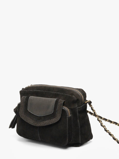 Sac Bandoulière Abigail Cuir Pieces Noir abigail 17166655 vue secondaire 2