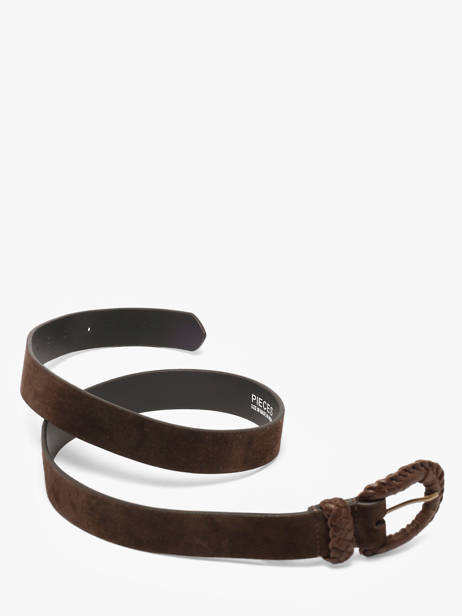 Ceinture Anema Daim Pieces Marron anema 17166649 vue secondaire 3