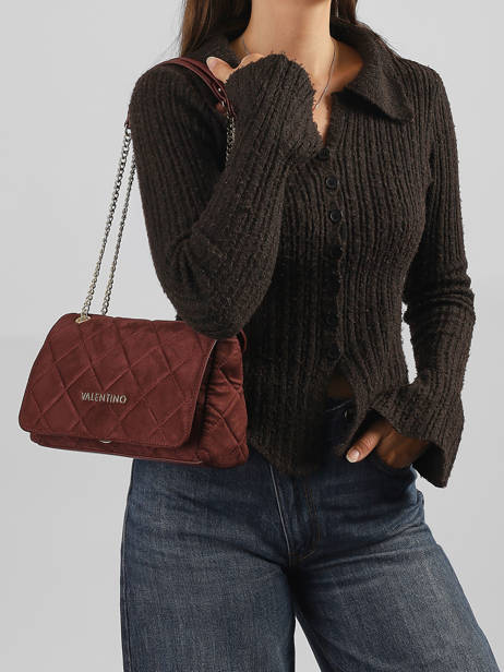 Shoulder Bag Ocarina Suede Valentino Red ocarina suede VBSA9B02 other view 1