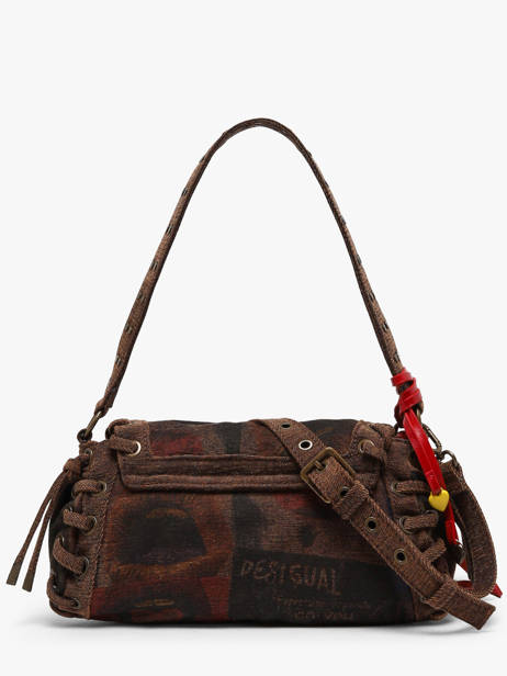 Sac Porté épaule Graffiatto Desigual Marron graffiatto 26WAXD14 vue secondaire 4
