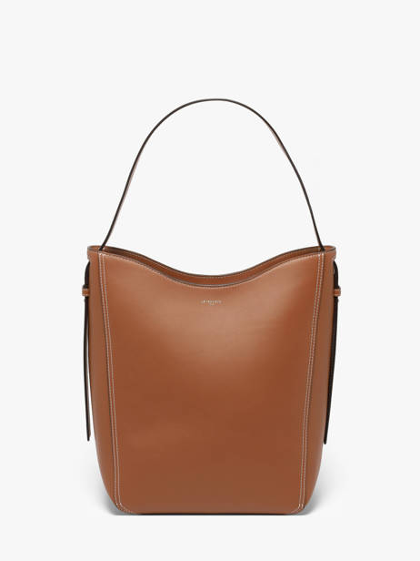 Medium Leather Céleste Hobo Bag Le tanneur Brown celeste TLES1410