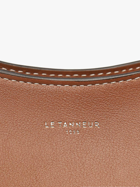 Medium Leather Céleste Hobo Bag Le tanneur Brown celeste TLES1410 other view 3