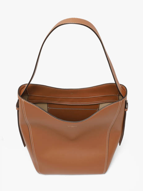 Medium Leather Céleste Hobo Bag Le tanneur Brown celeste TLES1410 other view 4