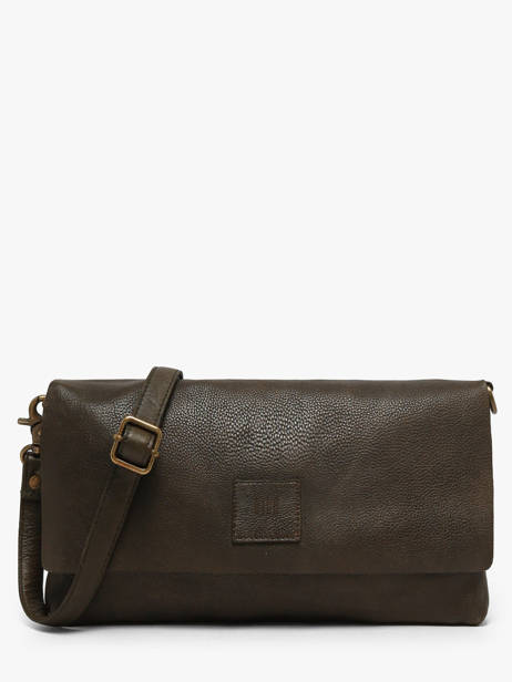 Sac Bandoulière Heritage Cuir Biba Vert heritage BT5