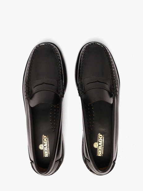 Mocassins En Cuir Sebago Noir women 7001530 vue secondaire 3