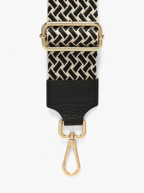 Bandoulière De Sac Milano Noir caviar CA25ZZOB vue secondaire 1