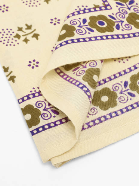 Petit Foulard Anastasia 50x50 Byzantine Beige foulard ANA vue secondaire 2