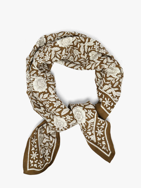 Grand Foulard Antioche 100x100 Byzantine Vert foulard ANT