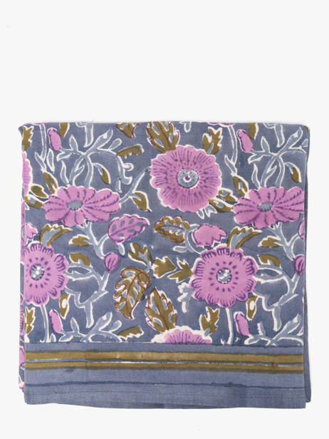 Grand Foulard Ani 100x100 Byzantine Bleu foulard ANI vue secondaire 1