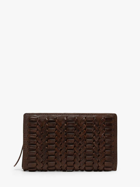 Portefeuille Cuir Biba Marron heritage ELK3L