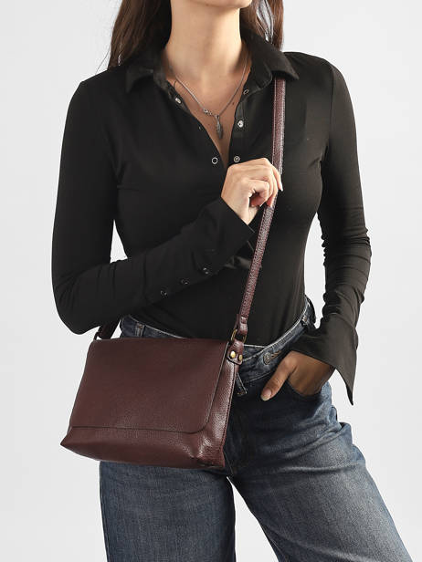 Sac Bandoulière Soft Mandoline Marron soft MD5239 vue secondaire 1