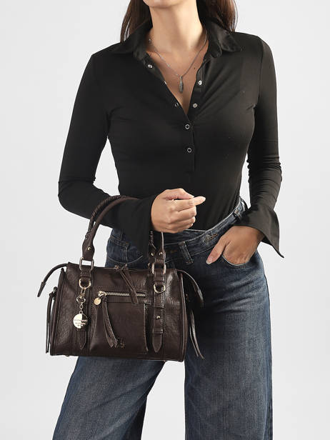 Sac Porté Main Bride Lulu castagnette Marron bride 3 vue secondaire 1