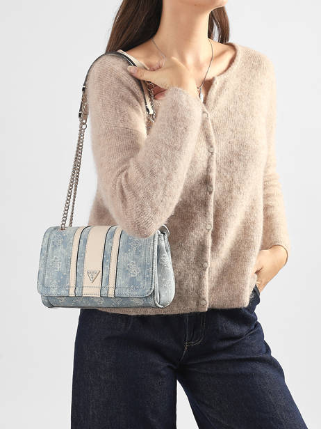 Sac Bandoulière Noelle Guess Bleu noelle DL967221 vue secondaire 1