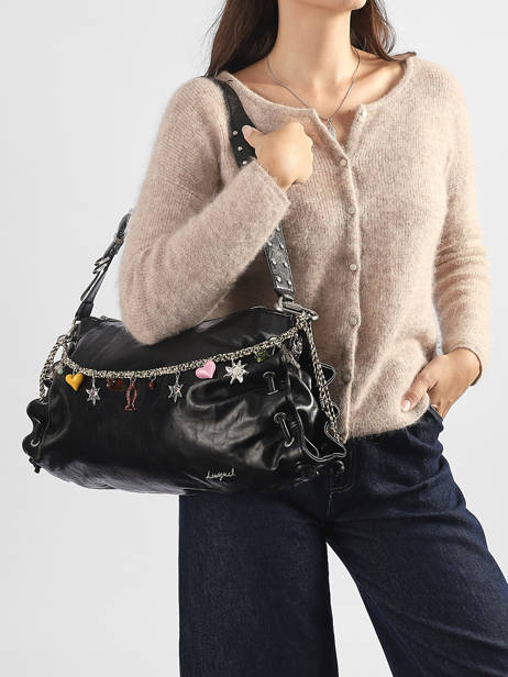 Sac Porté épaule Gravity Desigual Noir gravity 26WAXP79 vue secondaire 1