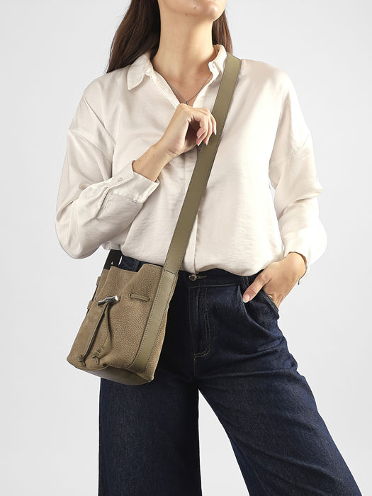 Longchamp Le roseau coulisse nubuck Sacs porté main Marron