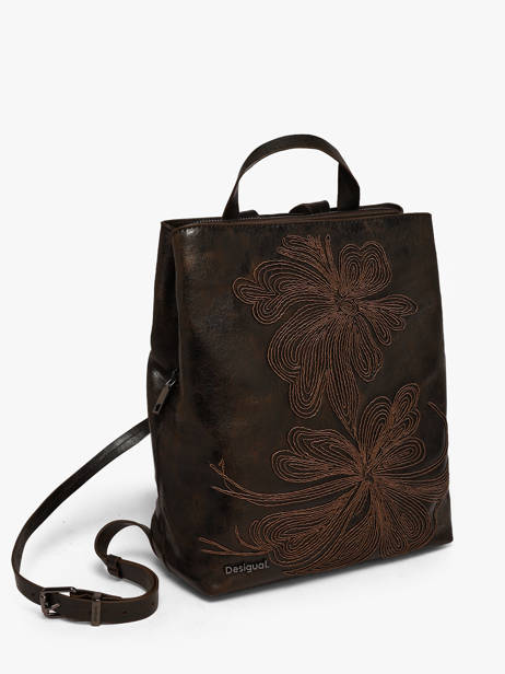 Sac à Dos Desigual Marron mistral 26WAKP18 vue secondaire 2