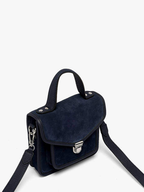 Sac Bandoulière La Suite Cuir Paul marius Bleu la suite GEORXSUI vue secondaire 1