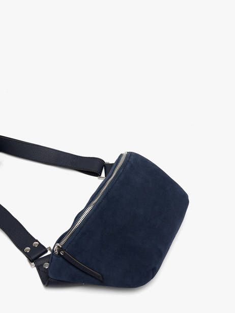 Sac Banane La Suite Cuir Paul marius Bleu la suite BANANSUI vue secondaire 1