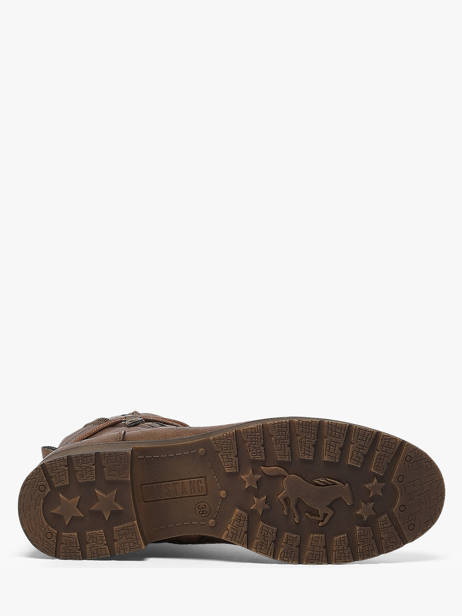 Boots Mustang Marron women M0052022 vue secondaire 4
