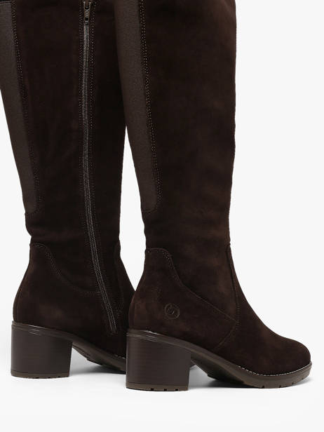 Bottes à Talon En Cuir Remonte Marron women 25 vue secondaire 2