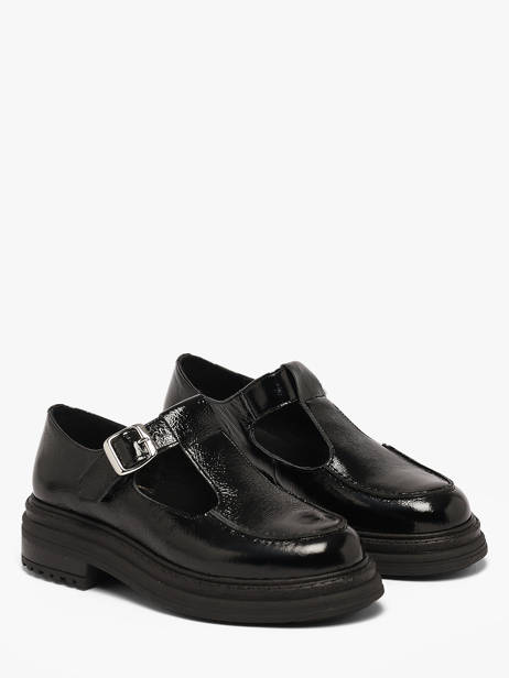 Chaussures Derbies En Cuir We do Noir women CO11411 vue secondaire 1