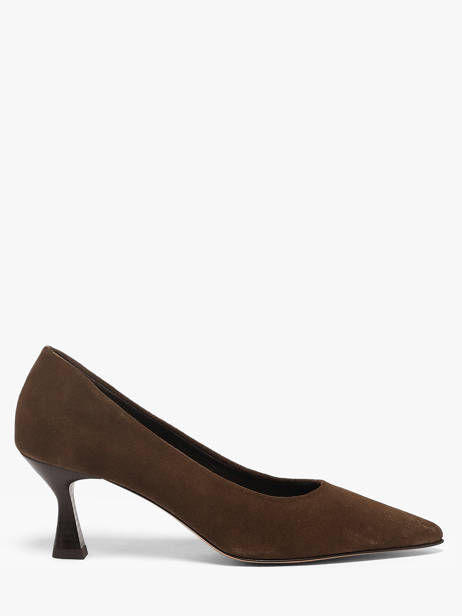Escarpins Talon Aiguille En Cuir We do Marron women CO55406B
