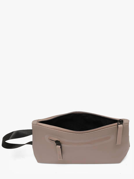 Cosmetics Bag With Zip Rains Beige travel 16250 other view 1