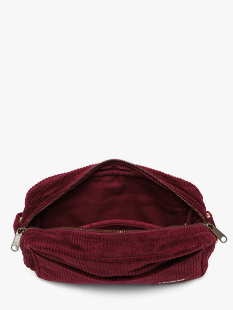 Sac Bandoulière Nino Velours Hindbag Rouge velours V vue secondaire 2