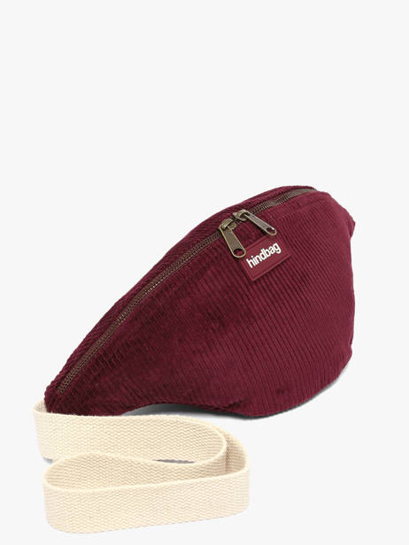 Belt Bag Hindbag Red velours V other view 1