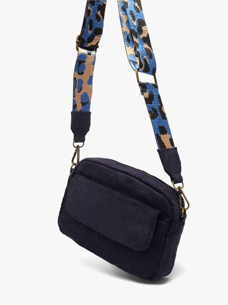 Shoulder Bag Milla Cotton Pieces Blue milla 17159866 other view 2