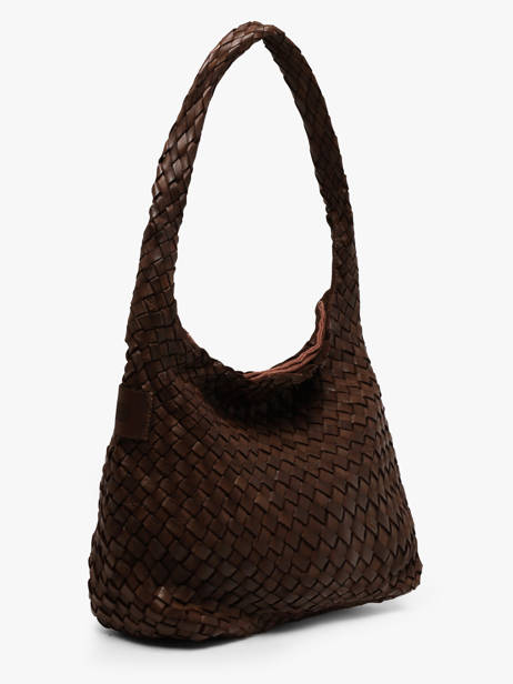Sac Porté épaule Heritage Cuir Biba Marron heritage KIL1L vue secondaire 1